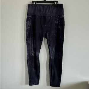 Born Primitive Black Tie-Dye Leggings